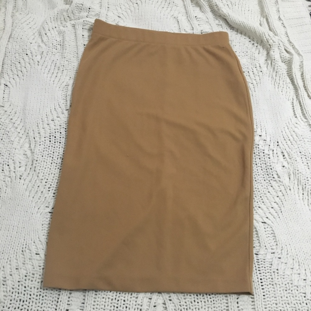 Brown Pencil Skirt - Picture 2 of 4